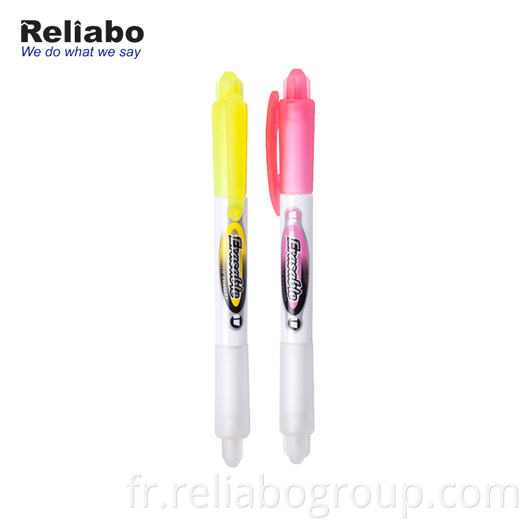 Stylo marqueur de surligneurs de gel mignon promotionnel unique de Reliabo